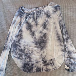 a marble long sleeve shirt